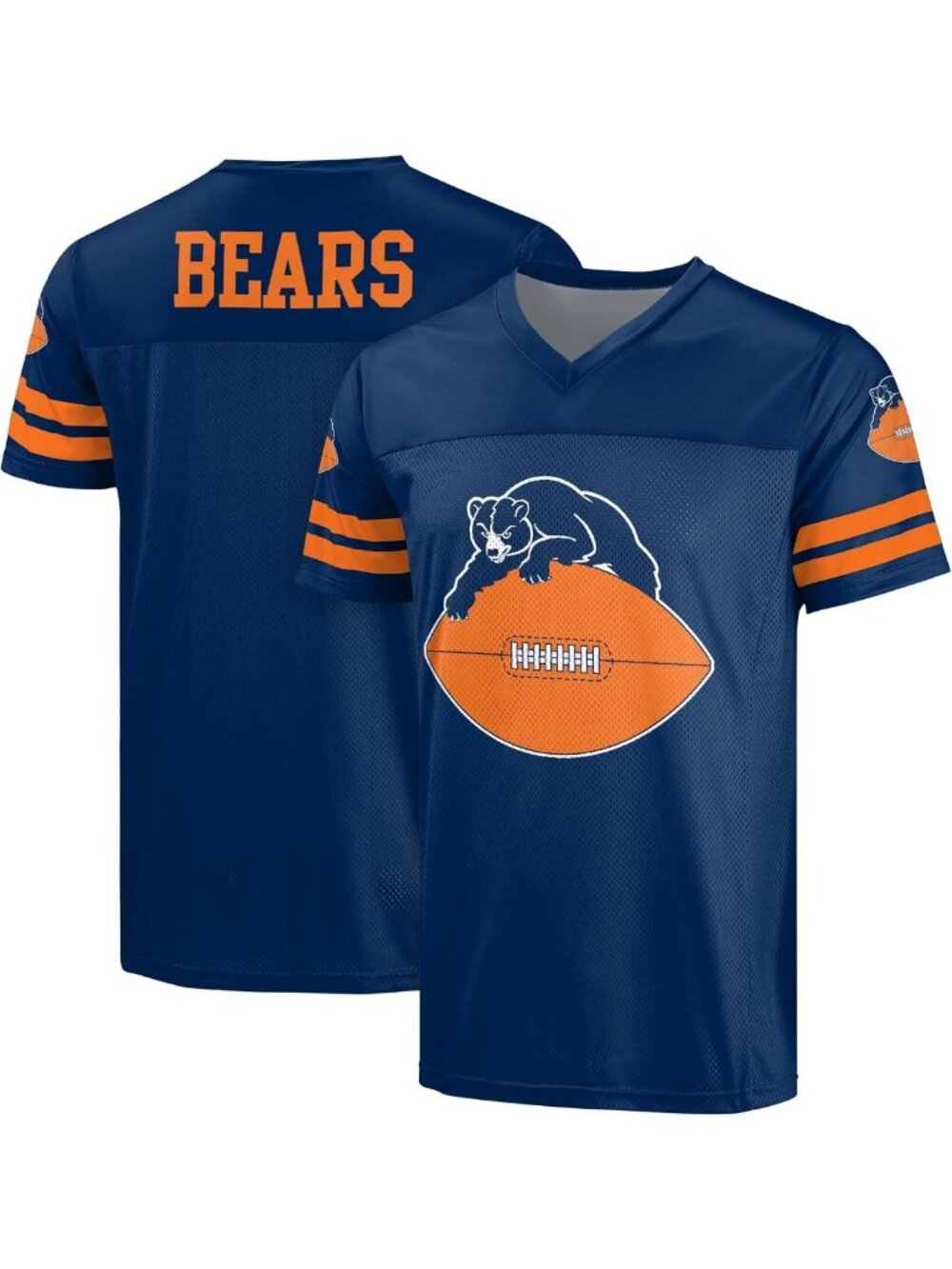 Retro NFL Game Day V-Neck Top | Men's Throwback Football Tee | Officially